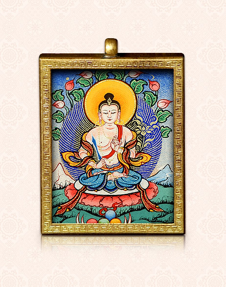 小唐卡四臂觀音