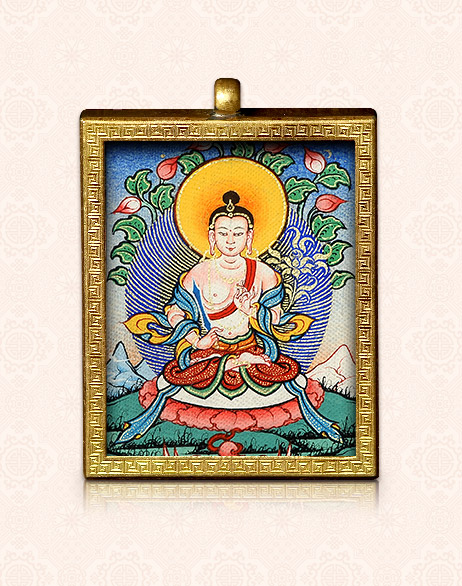 彩唐小唐卡虛空菩薩