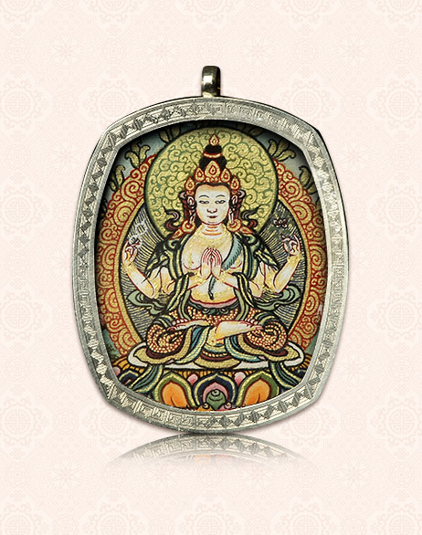 噶烏彩唐四臂觀音