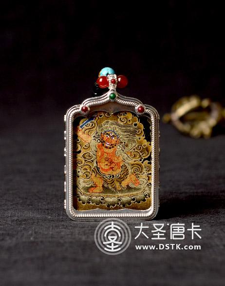 黑金小唐卡不動(dòng)明王