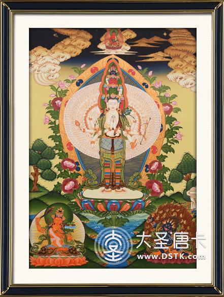 彩唐千手觀音尼泊爾