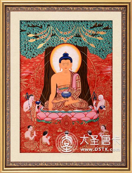 釋迦牟尼佛與五弟子