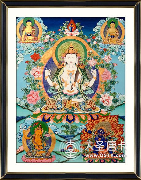 四臂觀音喇嘛血熱作品