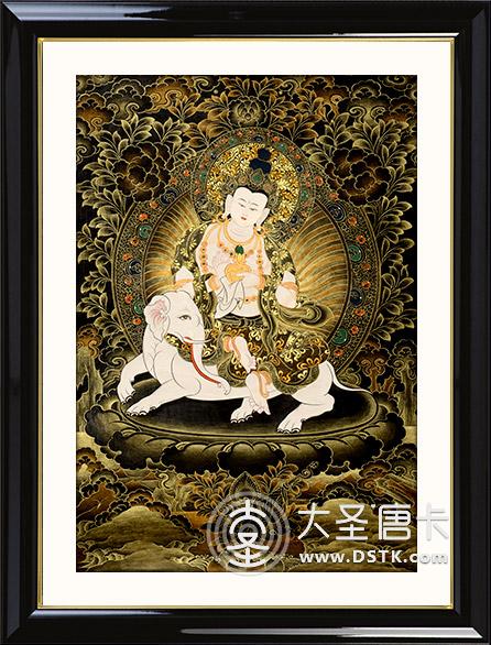 普賢菩薩黑金精品