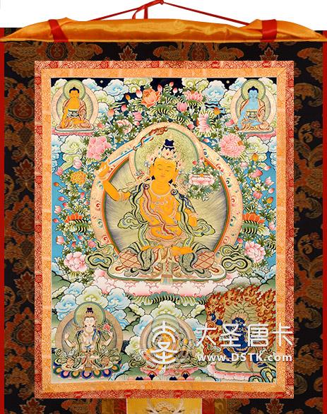 文殊菩薩彩唐力智作品