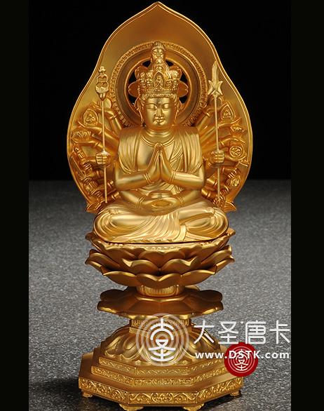 鍍金佛像 千手觀音菩薩