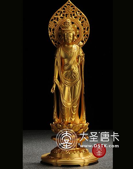 24K鍍金佛像 觀音菩薩