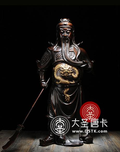 手工仿古純銅關公