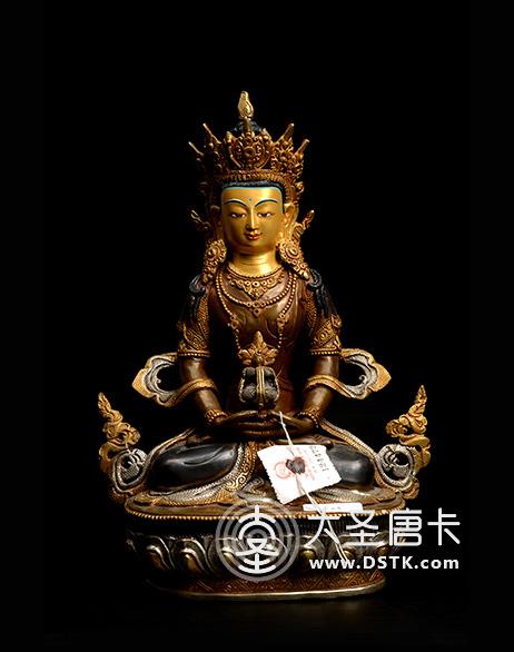 長壽佛紫銅一尺