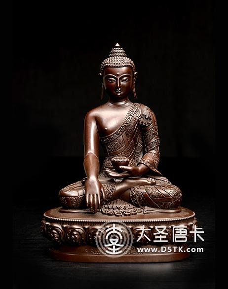 釋迦牟尼佛紫銅7寸