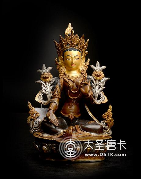 綠度母紫銅一尺