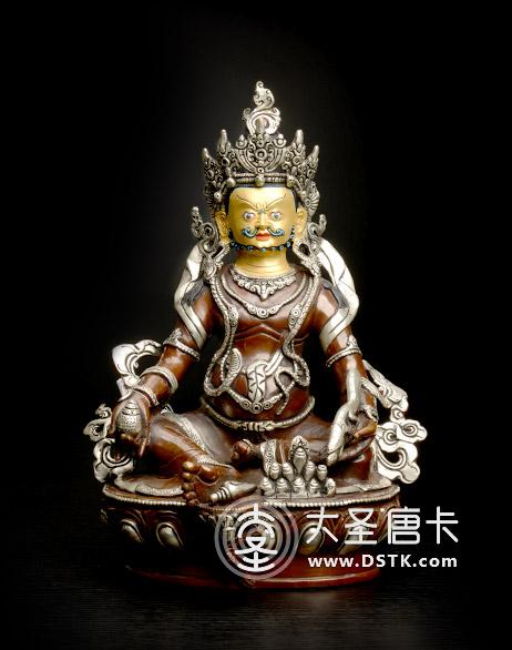 黃財神紫銅一尺