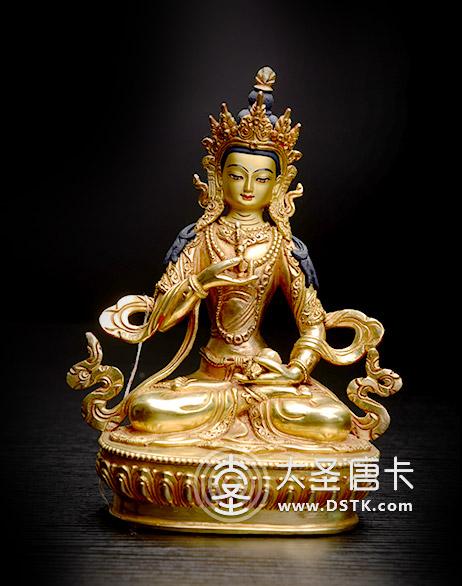 金剛薩垛鎏金7寸