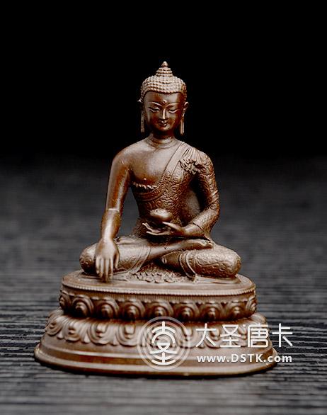 釋迦牟尼佛紫銅2寸