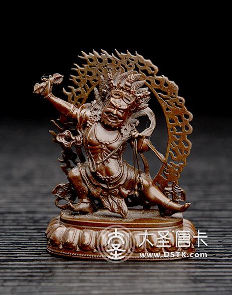 金剛手菩薩2寸紫銅