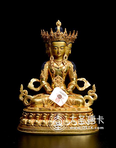 大日如來鎏金一尺