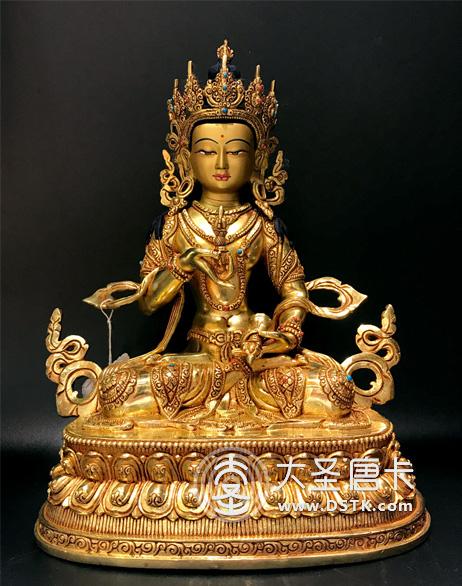 金剛薩垛鎏金一尺