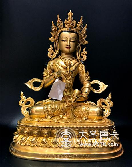 金剛薩垛鎏金一尺