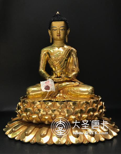 阿彌陀佛鎏金38cm