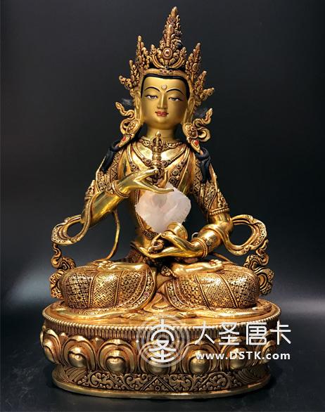 金剛薩垛鎏金一尺