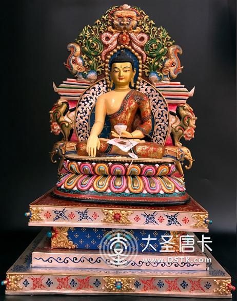 釋迦牟尼彩繪50cm