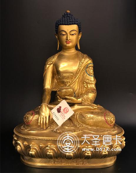 釋迦牟尼佛鎏金40cm