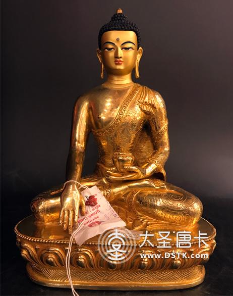 釋迦牟尼佛鎏金7寸