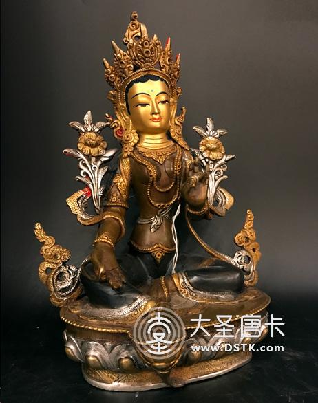 綠度母紫銅一尺