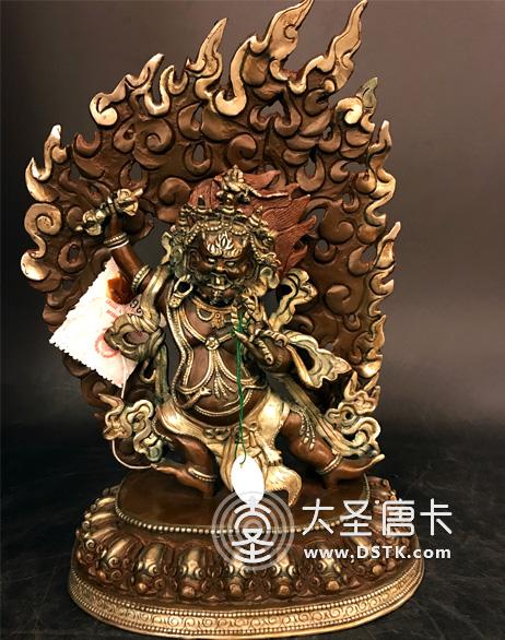 金剛手菩薩鎏金8寸