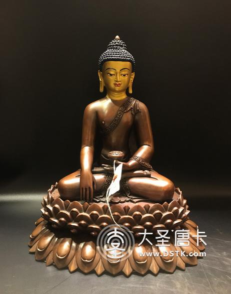 釋迦牟尼佛紫銅一尺