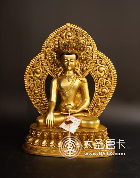 覺悟佛鎏金一尺