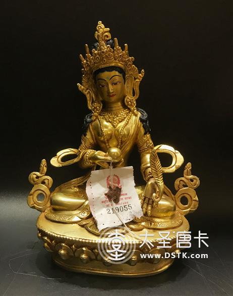 地藏王菩薩鎏金7寸