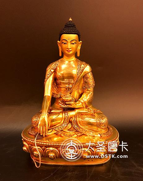 釋迦牟尼佛鎏金7寸