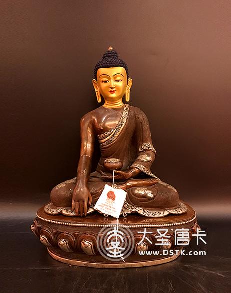 釋迦牟尼紫銅一尺