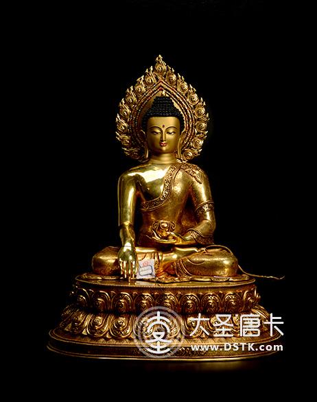 釋迦牟尼鎏金二尺精品