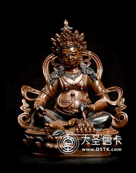 黃財神紫銅一尺