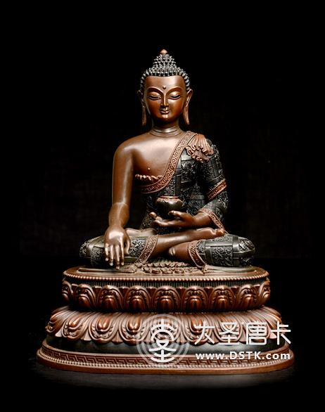 釋迦牟尼紫銅一尺