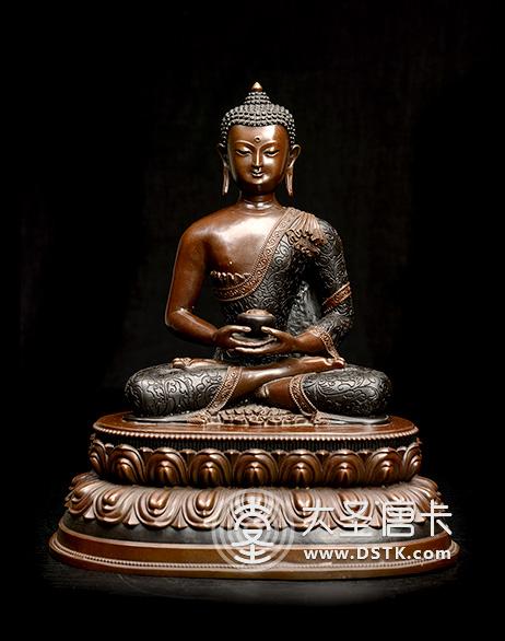 阿彌陀佛紫銅一尺