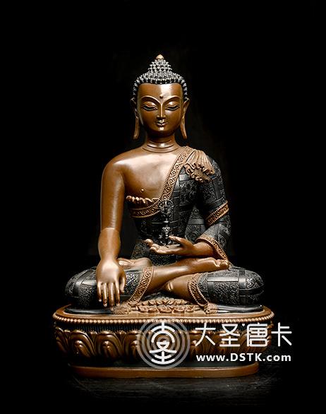 不動佛紫銅一尺