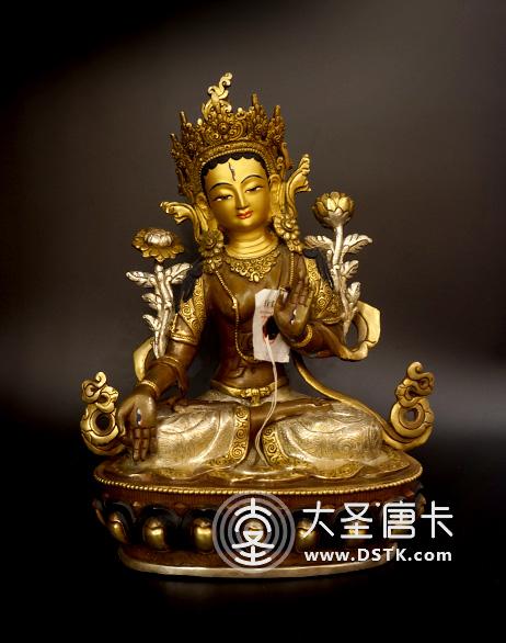 白度母紫銅一尺