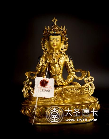 金剛薩埵鎏金7寸