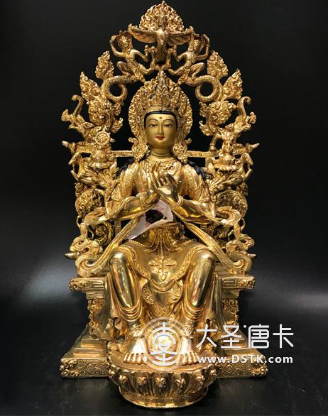 彌勒佛鎏金一尺