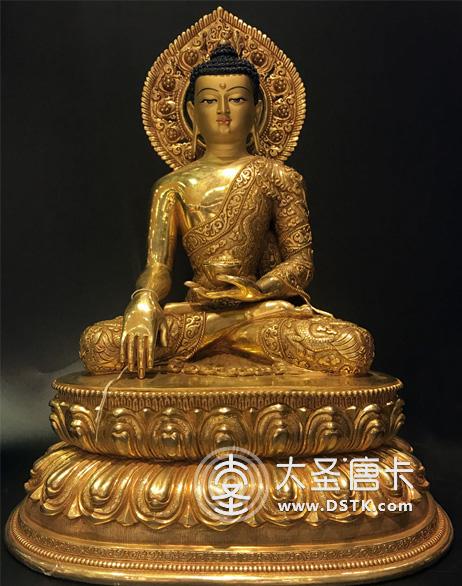 釋迦牟尼一尺鎏金