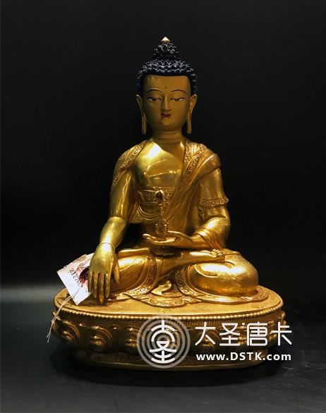 不動佛鎏金一尺