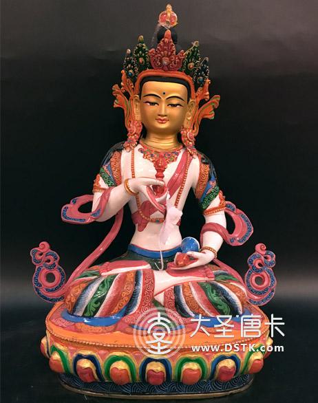 金剛薩埵彩繪一尺