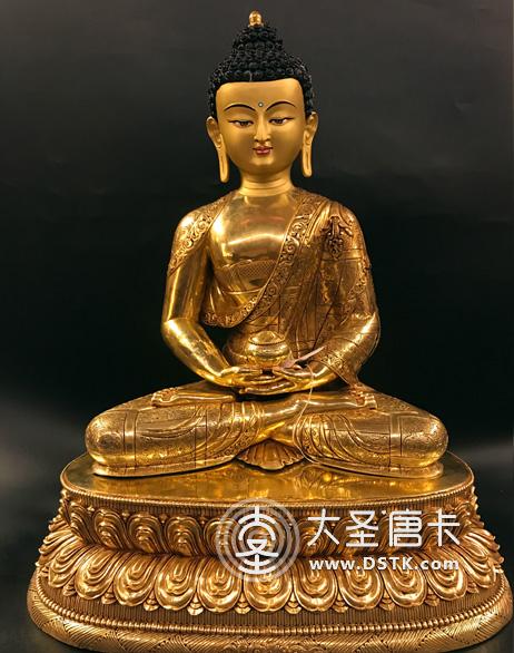 阿彌陀佛鎏金43cm