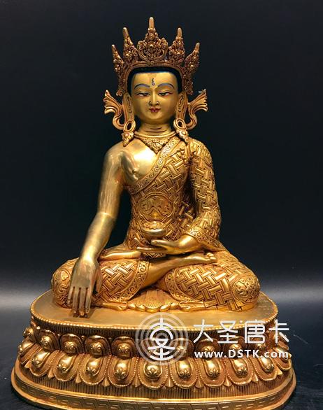 覺悟佛鎏金一尺