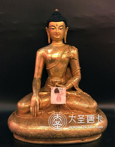 釋迦牟尼佛鎏金36cm