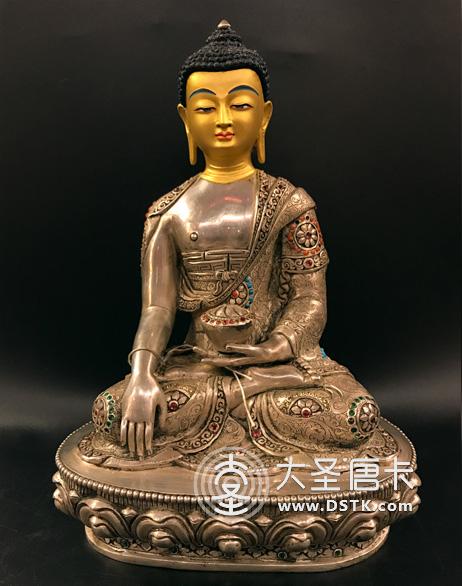 釋迦牟尼佛純銀21cm