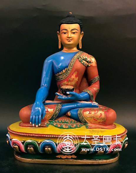 釋迦牟尼佛彩繪26cm